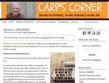 Tablet Screenshot of carpscorner.net